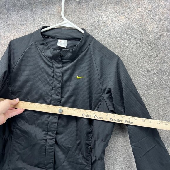 Nike Jacket Youth Medium Black FitDry Running Full Zip Lightweight Training - Picture 6 of 10